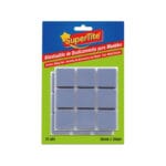 Supertite 8127 Τετράγωνες Τάπες Επίπλων Γκρι 30x30mm 18TMX