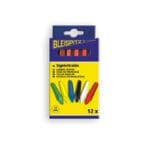 Bleispitz 0167 Κηρομπογιά Χωρίς Ετικέτα 12mm/120mm Άσπρο 12TMX