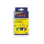 Bleispitz 0235 Κηρομπογιά με Ετικέτα 12mm/120mm Μαύρο 12TMX