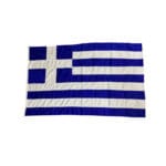 Σημαία Ελληνική Γαζωτή Χειροποίητη 120x200Cm