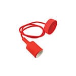 Panalight 15-0050014 Ανάρτηση Φωτιστικών Σιλικόνης Κόκκινο 1m