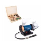 Scheppach HG35 Δίδυμος Τροχός 120W με Αξεσουάρ 103ΤΜΧ