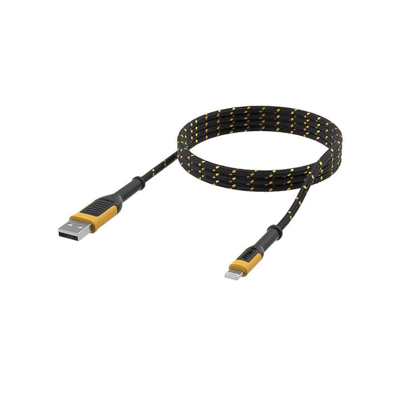 00309728-1.jpg Dewalt 1311325DWG Ενισχυμένο Καλώδιο USB-A σε Lightning 1.8m - Image 1