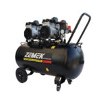 Zemek DOF1500x2-100 Αθόρυβος Αεροσυμπιεστής Χωρίς Λάδι με 2 Αντλίες 3.5HP 100Lt 8Bar - Image 2
