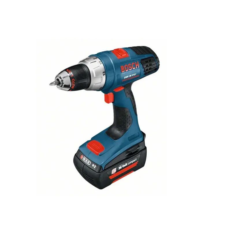00106102-1.jpg Bosch 0601912104 GSR 36 VE-2-LI Compact Δραπανοκατσάβιδο 2x1.3Ah Li-Ion - Image 1