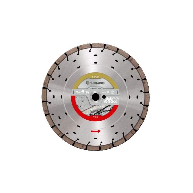 00900436-1.jpg Husqvarna 03599.4947.30 Elite-Cut S45 Exo-Grit 400mm 25.4/20mm Δίσκος Διαμαντιού - Image 1