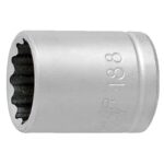Unior 616863 Καρυδάκια 1/4", Δωδεκάγωνο Προφίλ 188/2 12P 8mm