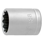 Unior 616865 Καρυδάκια 1/4", Δωδεκάγωνο Προφίλ 188/2 12p 10mm