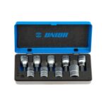 Unior 621759 Συλλογή από Kαρυδάκια 1/2" για Bίδες Allen σε Mεταλλική Θήκη