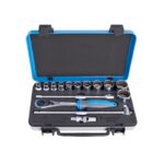 Unior 627205 Συλλογή με Kαρυδάκια 1/2” σε Mεταλλική Θήκη