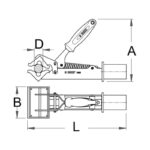 Unior 621471 Βάση με Σωλήνες Στήριξης και Σιαγόνα με Βίδα Ρύθμισης - Image 3