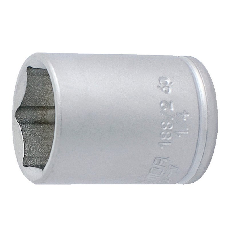 10105008-1.jpg Unior 618691 Καρυδάκι 1/4", 6γωνο - 188/2 6p No.7/16" - Image 1