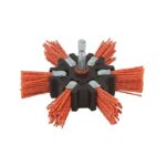 Wolfcraft 1512000 Βούρτσα Νάιλον με Άξονα 100mm