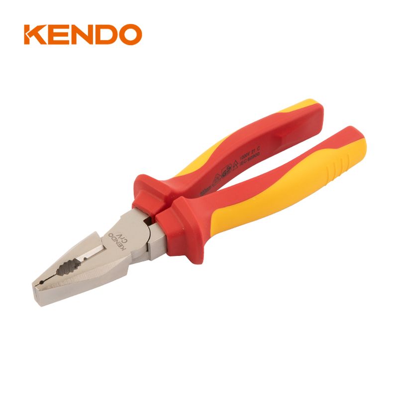69000030-1.jpg Kendo 11003 Πένσα Ηλεκτρολόγου 1000V VDE 200mm / 8" - Image 1
