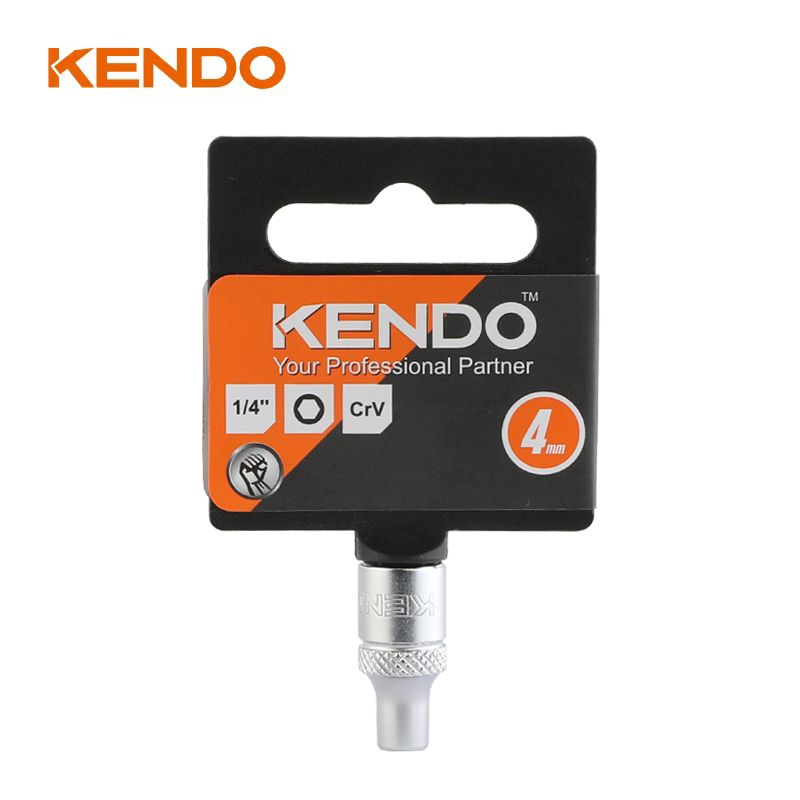 69000168-1.jpg Kendo 16301 Καρυδάκι 1/4" 6PT 4mm - Image 1