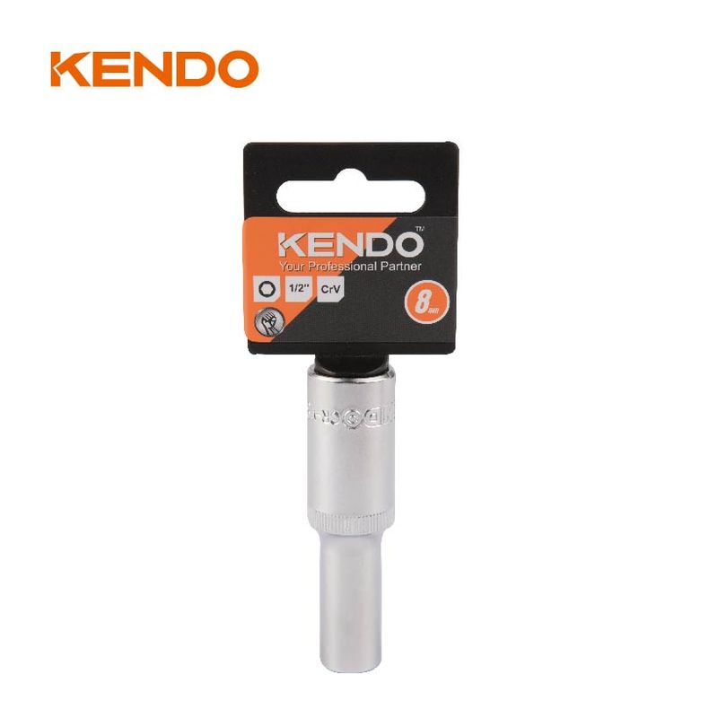 69000216-1.jpg Kendo 16754 Μακρύ Καρυδάκι 1/2" 6PT 32mm - Image 1