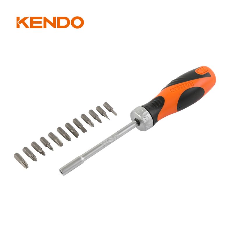 69000244-1.jpg Kendo 20016 Σετ Κατσαβίδι Καστάνιας & Μύτες 14ΤΜΧ - Image 1