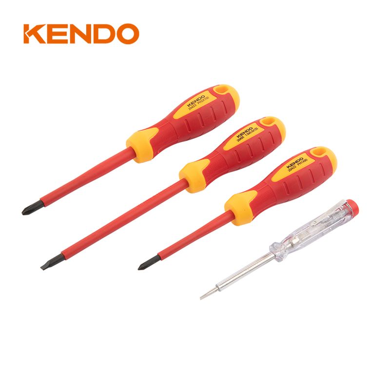 69000293-1.jpg Kendo 20481 Σετ Κατσαβιδιών 1000V VDE 4TMX - Image 1