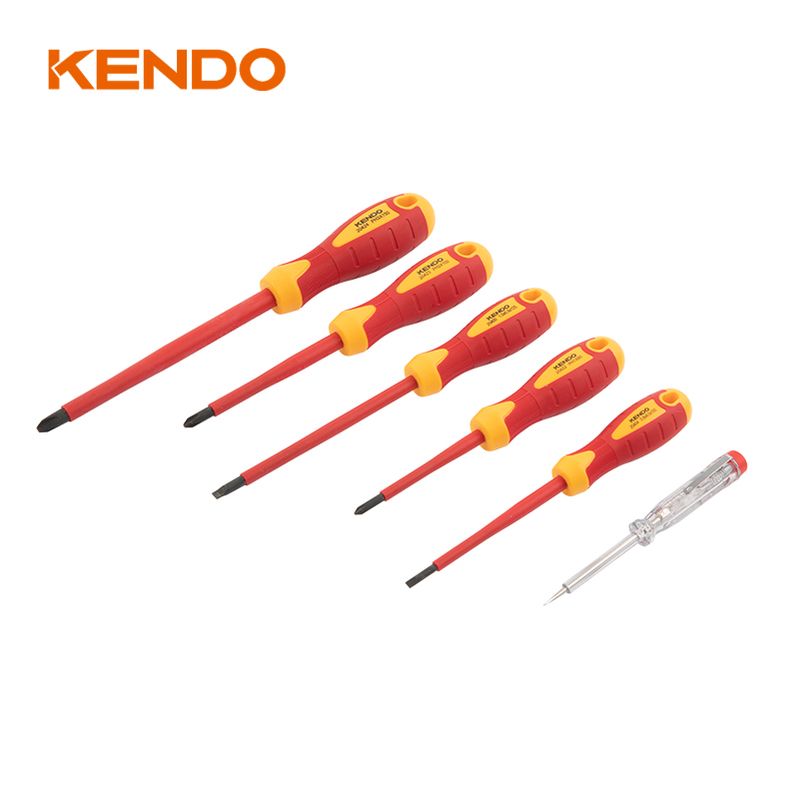69000294-1.jpg Kendo 20483 Σετ Κατσαβιδιών 1000V VDE 6TMX - Image 1