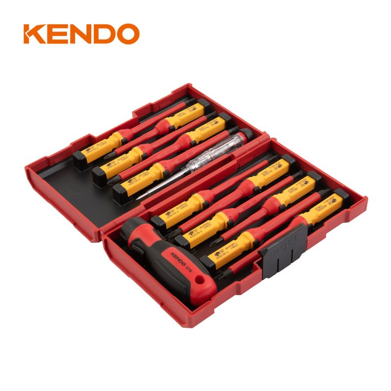 69000295-1.jpg Kendo 20485 Σετ Κατσαβιδιών 1000V VDE 13TMX - Image 1