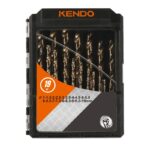 Kendo 11604134 Σετ Τρυπανιών Κοβαλτίου HSS-CO 19TMX