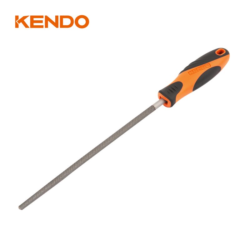69000420-1.jpg Kendo 30123 Λίμα Ατσάλινη Στρογγυλή 200mm / 8" - Image 1