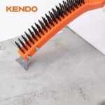 Kendo 31201 Ατσάλινη Συρμάτινη Βούρτσα με Ξύστρα 350mm / 14" - Image 5