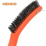 Kendo 31201 Ατσάλινη Συρμάτινη Βούρτσα με Ξύστρα 350mm / 14" - Image 6