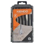 Kendo 11606633 Σετ Τρυπάνια Ξύλου Φτερού 6TMX O10-12-16-18-20-25MM - Image 3