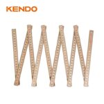 Kendo 35611 Ξύλινο Μέτρο 2m - Image 5