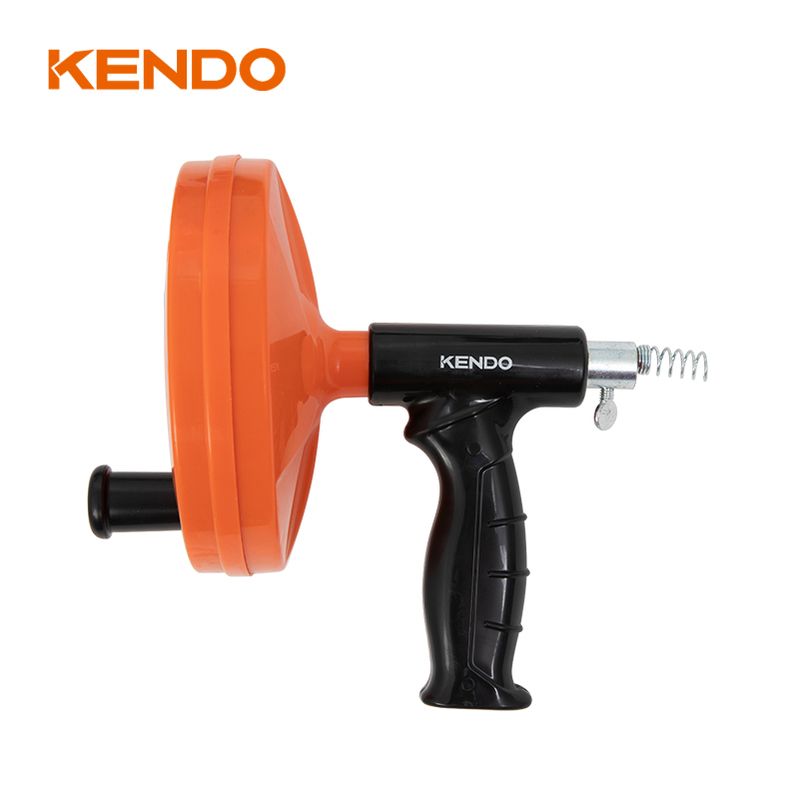 69000736-1.jpg Kendo 50219 Αποφράχτης Αποχετεύσεων Τύπου Πιστόλι 4.6mx15mm - Image 1