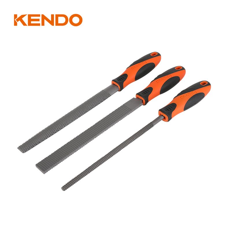 69000801-1.jpg Kendo 85117 Σετ Ράσπα Ξύλου 3TMX 200mm / 8" - Image 1