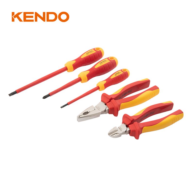 69000807-1.jpg Kendo 85136 Σετ Πένσες & Κατσαβίδια 1000V VDE 5TMX - Image 1