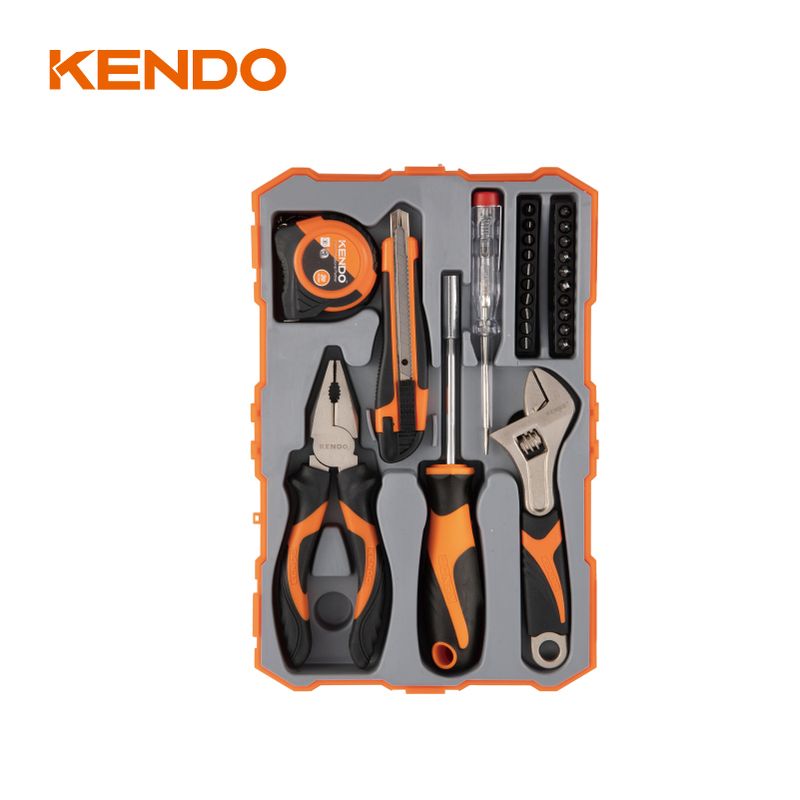 69000809-1.jpg Kendo 86128 Σετ Εργαλείων 26TMX Πλαστική Βαλίτσα - Image 1