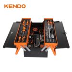 Kendo 90201 Σετ Εργαλειοθήκη Μεταλλική 3 Θέσεων με Εργαλεία 70TMX - Image 5