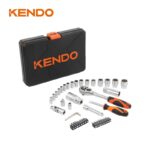 Kendo 90591 Σετ Καστάνια με Καρυδάκια 1/4' & 3/8' 45TMX - Image 6