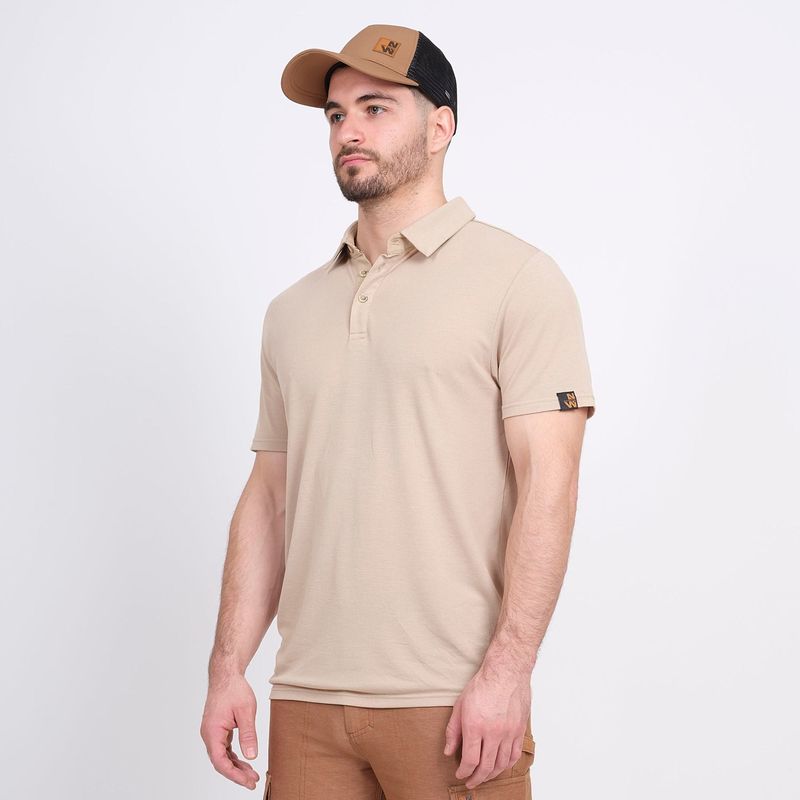 73000027-1.jpg Nine Worths 1172-XL Chuck Μπλούζα Εργασίας Πόλο Καμελ NoXL - Image 1