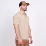 Nine Worths 1172-XL Chuck Μπλούζα Εργασίας Πόλο Καμελ NoXL - Image 6