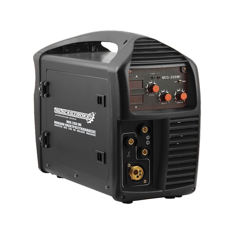 11700619-1.jpg Blackstroke 85.688200 Ηλεκτροσυγκόλληση Inverter MIG/MAG & MMA 200A - Image 1