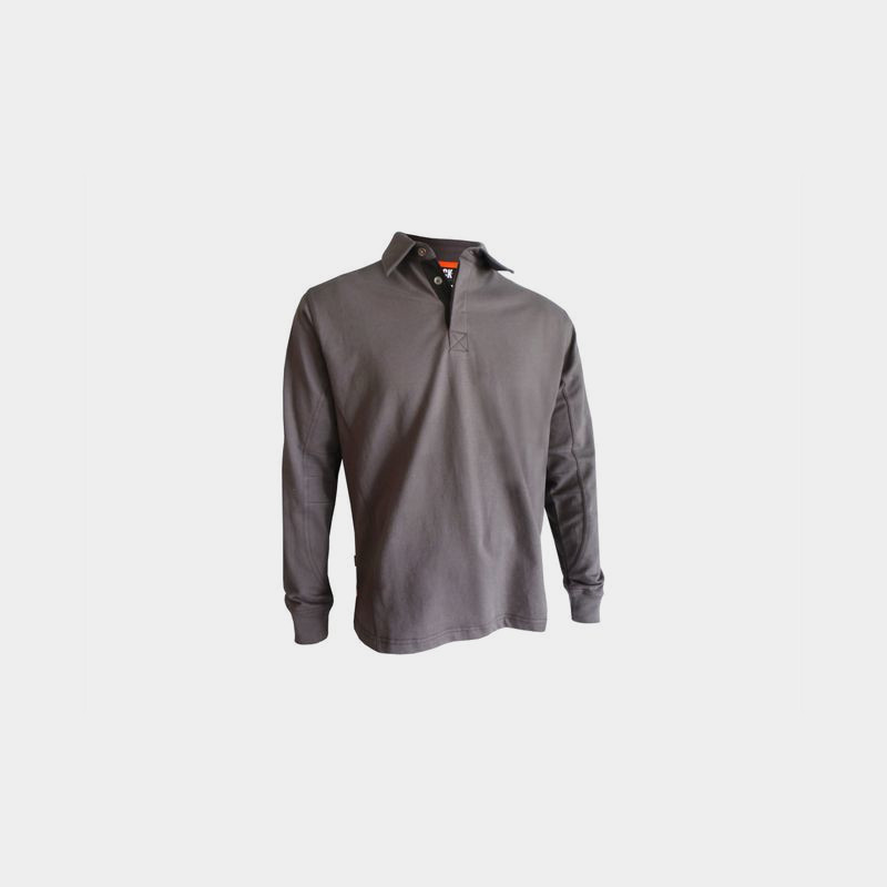31700853-1.jpg Herock 017236134 Μπλούζα Μακρυμάνικη Troja Polo Grey XXL - Image 1