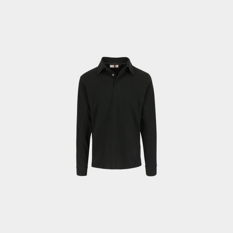 31700869-1.jpg Herock 013962134 Μπλούζα Μακρυμάνικη Troja Polo Black XL - Image 1