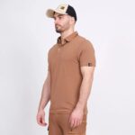 Nine Worths 1172-XL Chuck Μπλούζα Εργασίας Πόλο Καμελ NoXL