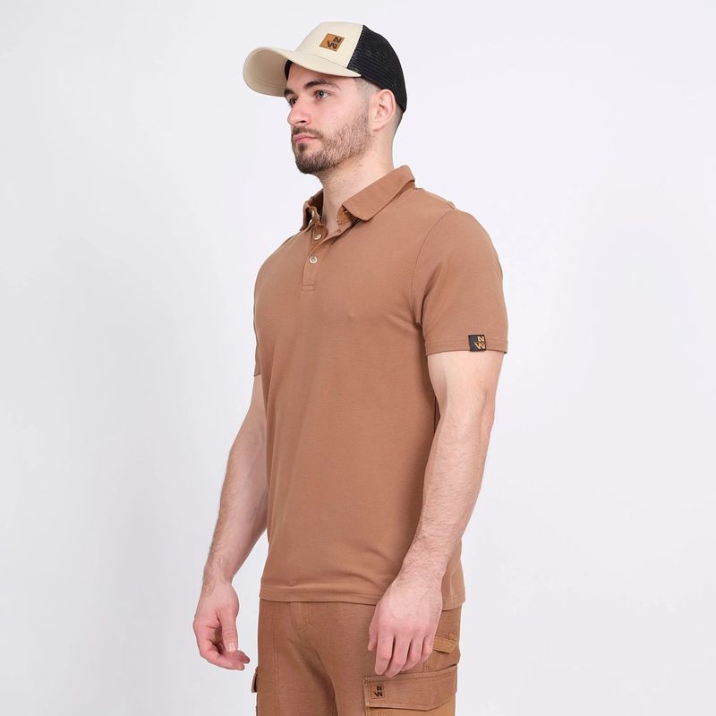 73000027-1.jpg Nine Worths 1172-XL Chuck Μπλούζα Εργασίας Πόλο Καμελ NoXL - Image 1