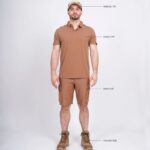 Nine Worths 1172-XL Chuck Μπλούζα Εργασίας Πόλο Καμελ NoXL - Image 6