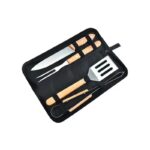 OEM JGX-13 Σετ Εργαλείων BBQ από Ανοξείδωτο Ατσάλι με Θήκη 4ΤΜΧ