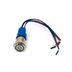 OEM W14412-3 LED Φωτιζόμενος Διακόπτης Μπουτόν On/Off 16mm 12-24V