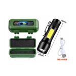 OEM 82601 Επαναφορτιζόμενος Φακός LED 3 Λειτουργιών με Πλαϊνό COB & Micro USB