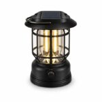 OEM GB-23 Φανάρι Camping LED COB Μπαταρίας με Γάντζο Μαύρο